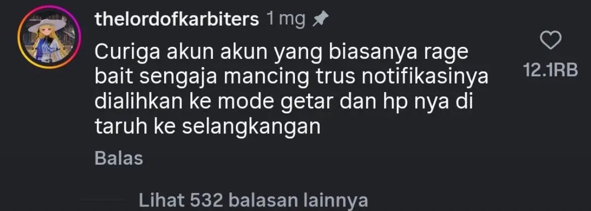 rarealf's tweet image. Ragebait nya dia keliatan banget min, jadi gini aja respon yang pas