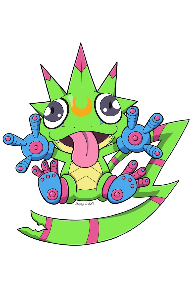 SOScomics's tweet image. I drew a little Gekkomon.  #art #fanart #digimonfanart #DigimonBeatBreak