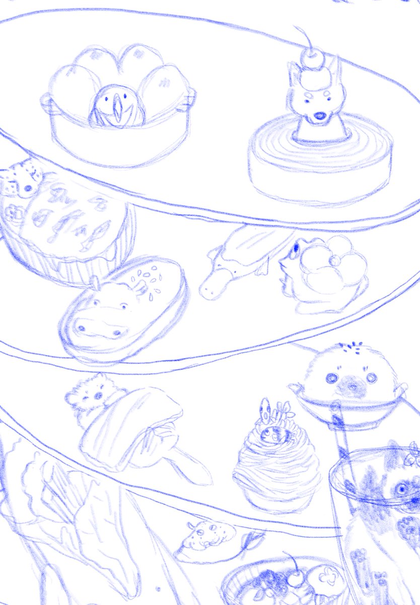 3buttons1704's tweet photo. 新しい作品に取り掛かり中。
そろそろ下描きに進めそうです。 https://t.co/Jnn1AqCJqb
