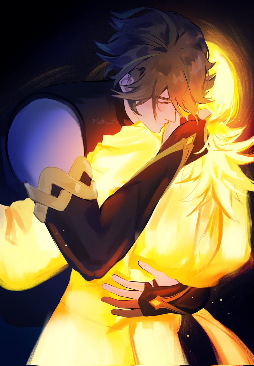 Seta_zhii's tweet image. His warmth 
#haikaveh #Alhaitham #Kaveh