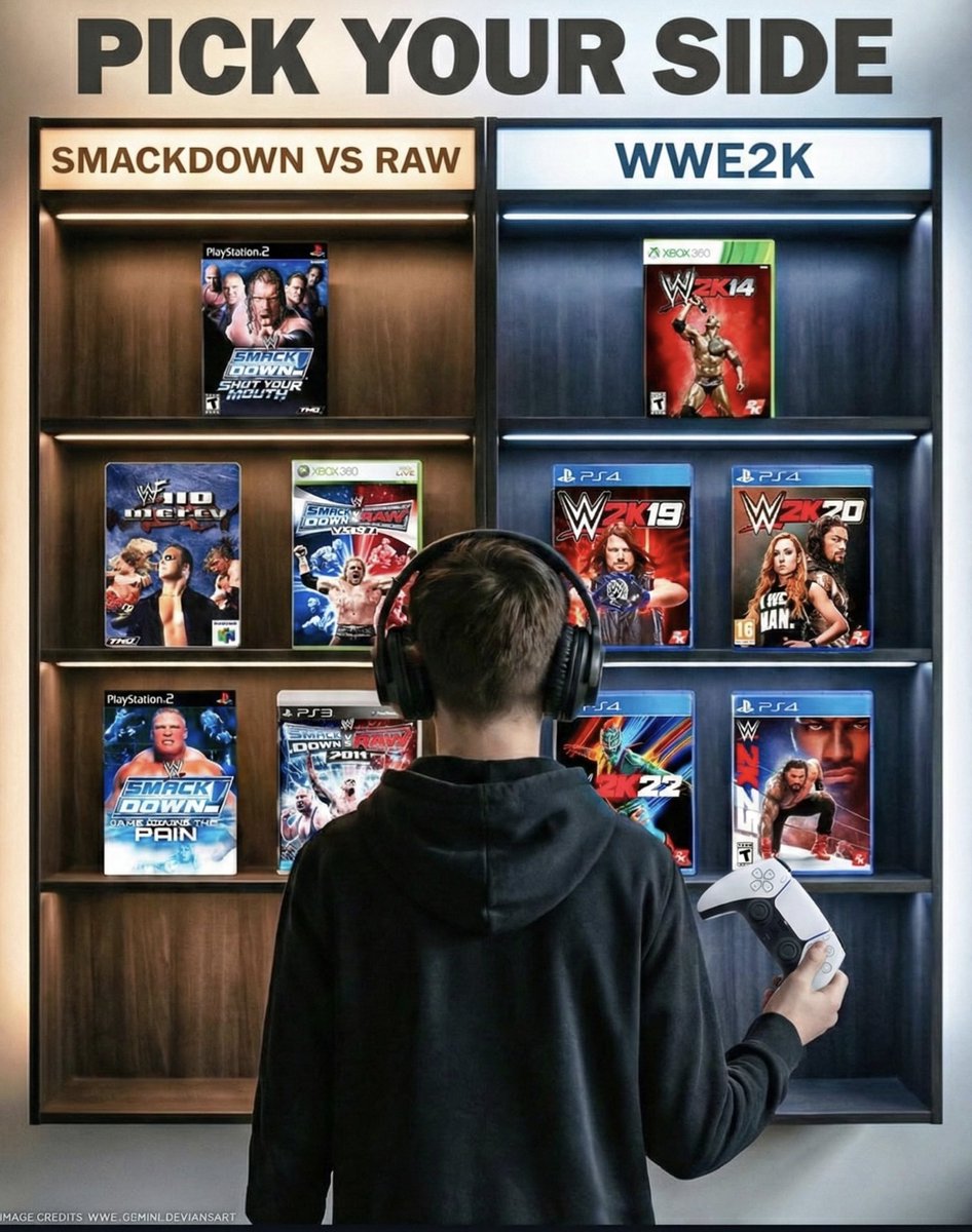 DirtyDomDom's tweet image. Let's settle this once and for all.

Which Side you are picking ? 

#WWE2K26