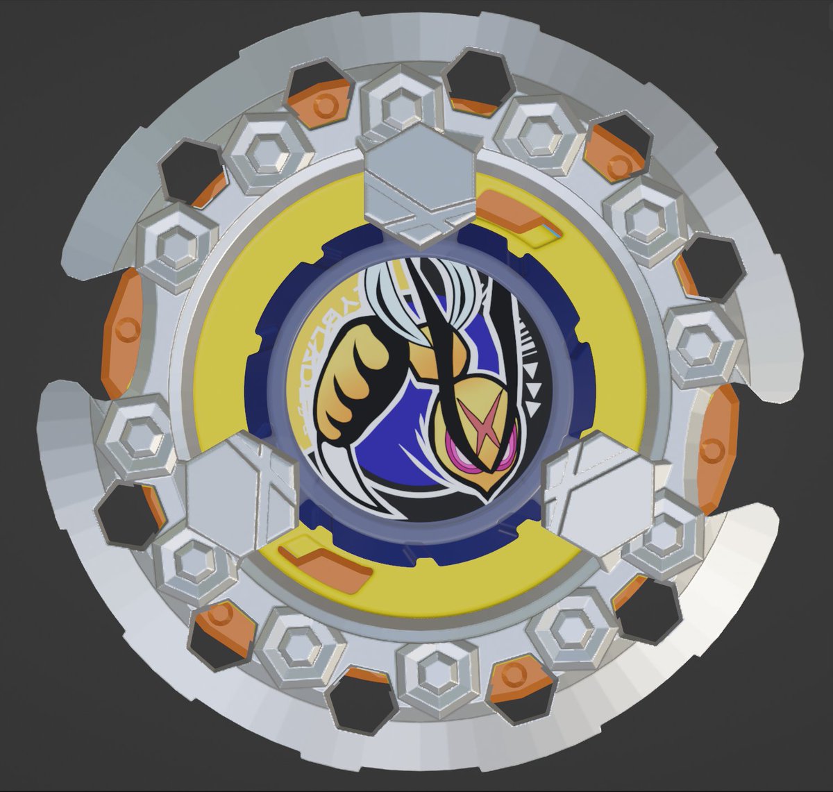 Camanchaca_beys's tweet photo. HornetVenom 6-60 DG

This is a BX Version of Hasbro's Exclusive Fort Hornet
The bit is called "Disk Glide"

#BEYBLADEX #beyblade #custombeyblade #3dmodeling https://t.co/ryyD05Anvg