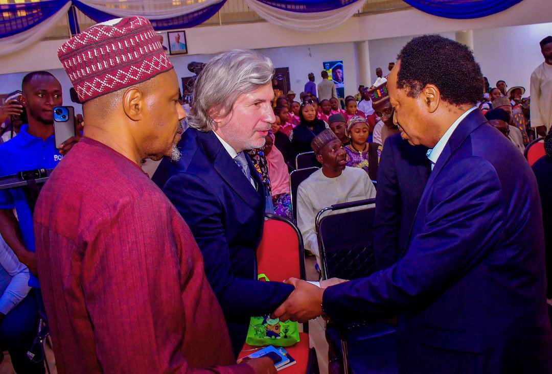 Senator <a href="/ShehuSani/">Senator Shehu Sani</a> presented copies of his new Books yesterday in Abuja.

• The Perilous Path to Europe. 
• The Village and the vigilante.