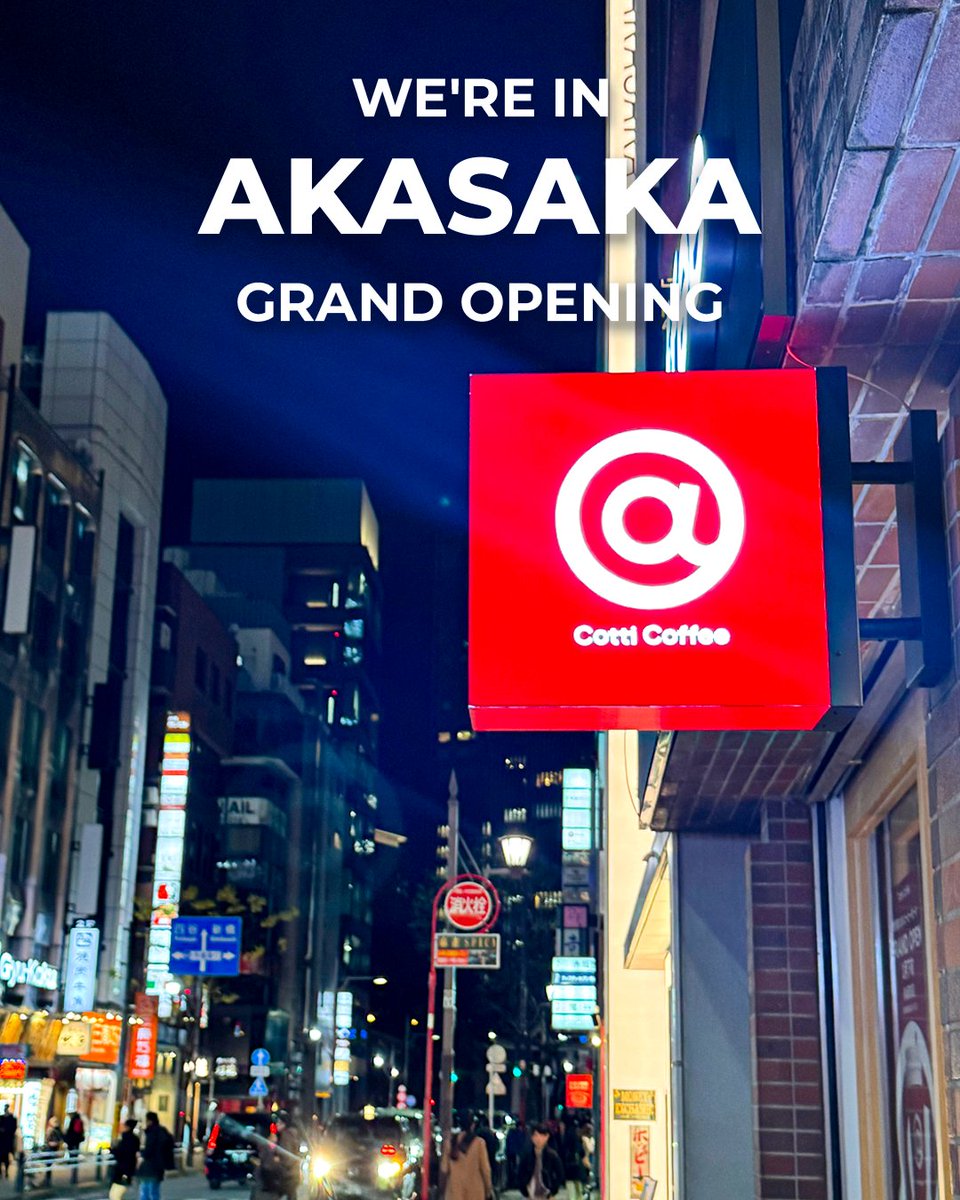 CottiCoffeeJP_'s tweet image. 新店舗まもなくオープン！
👀どこだと思いますか？

#cotticoffee #cotticoffeejp #coffeeshop 
#新店舗オープン #プロモーション