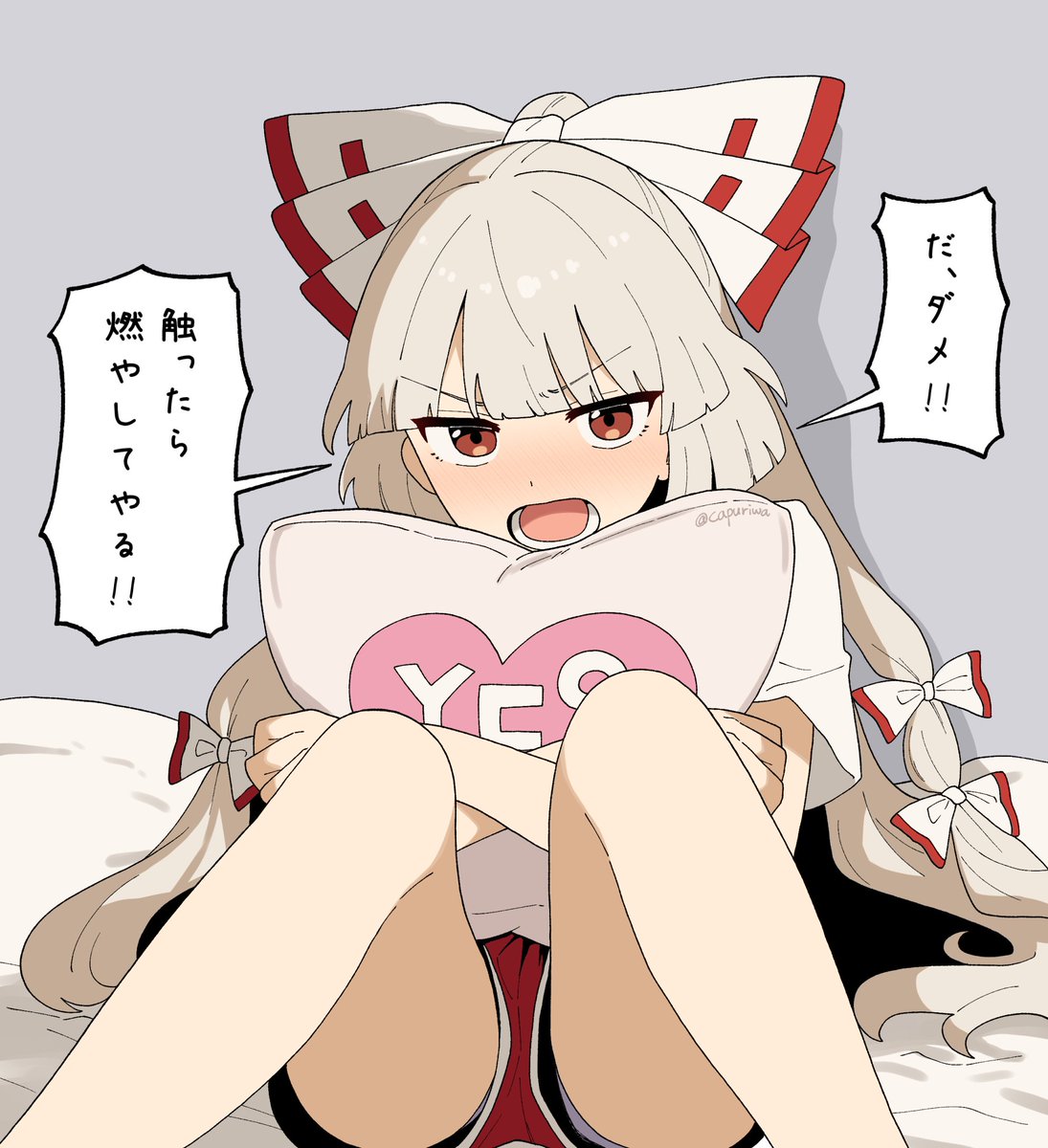 capuriwa's tweet photo. #東方Project 
本音は？ https://t.co/URORuHTR5B