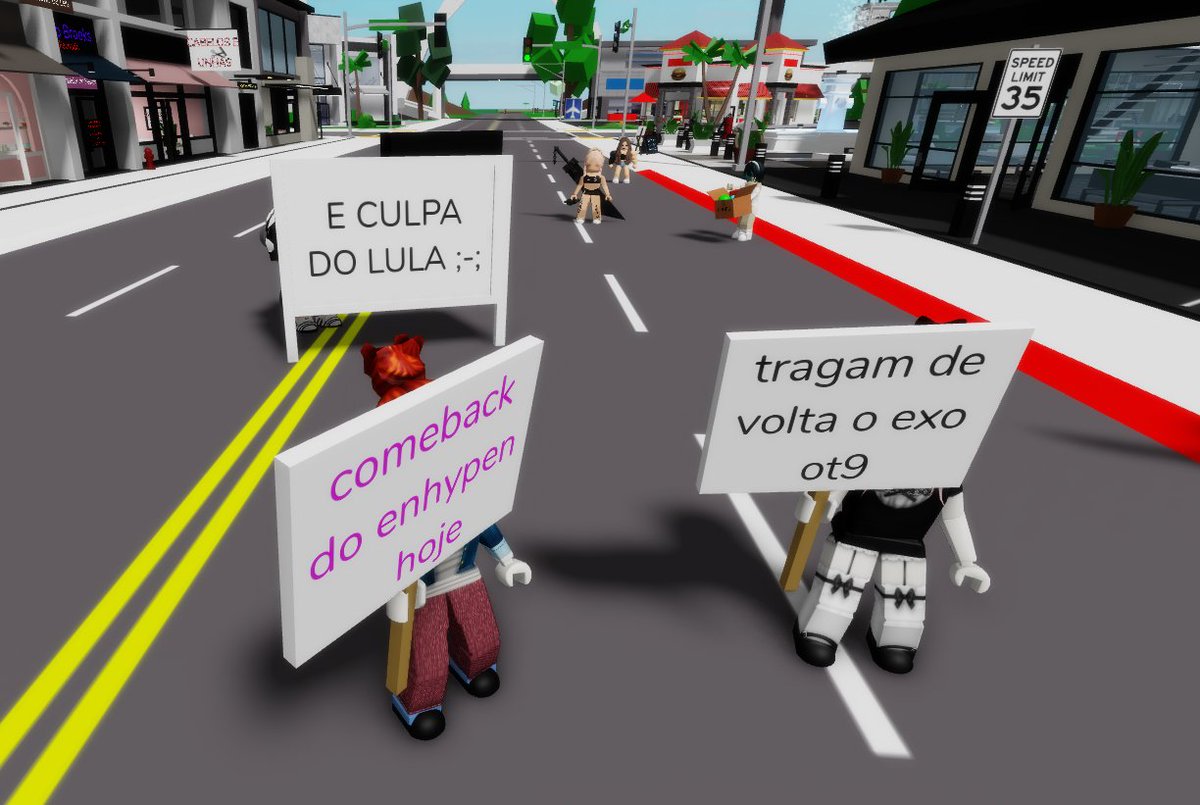 honjyke's tweet image. protesto paradíssimo aqui no roblox