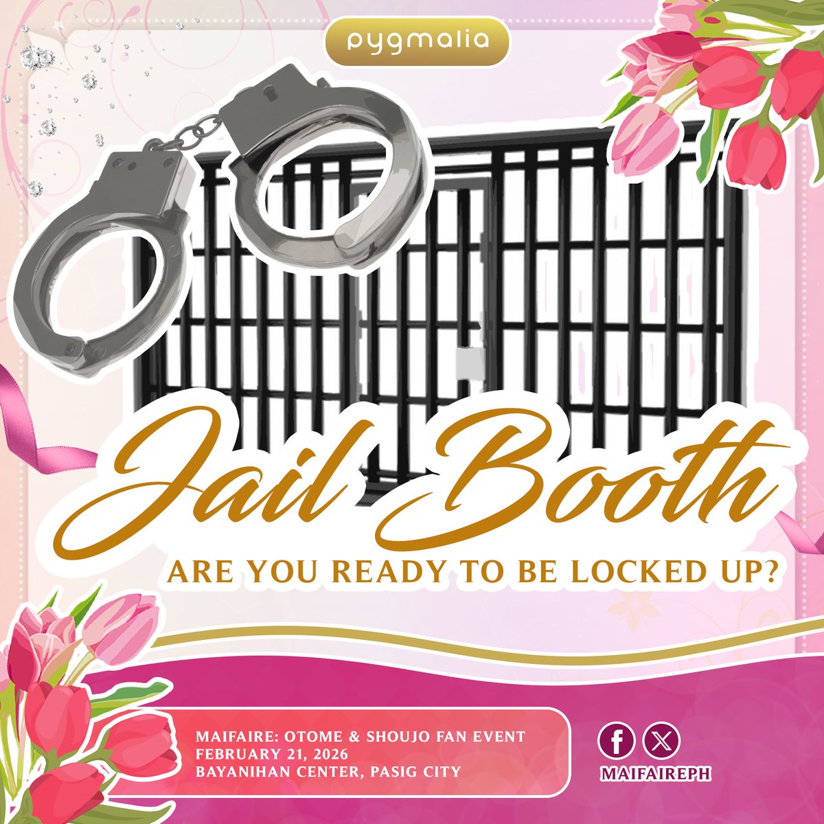 Our dearest Maiden, are you ready to be locked up? 🌷

Experience this one of a kind experience only at MaiFaire and live out your wildest dreams.

#MaiFairePH #MaiFairePH2026