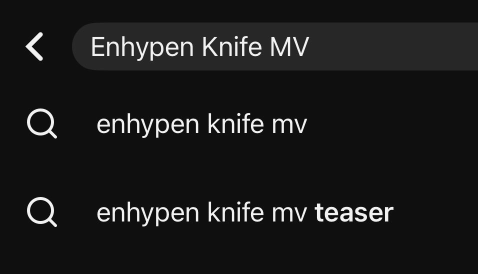 enhaonly01's tweet image. Reminder to manually search for the MV by typing in “Enhypen Knife MV.”
Searches are what pushes a video up the algorithm and also helps with YT charts. 📈

How to stream properly:

✅ Don’t skip the ads 
✅ Don’t forward, pause, or skip
✅ Don’t watch on loop
✅ Don’t mute the…