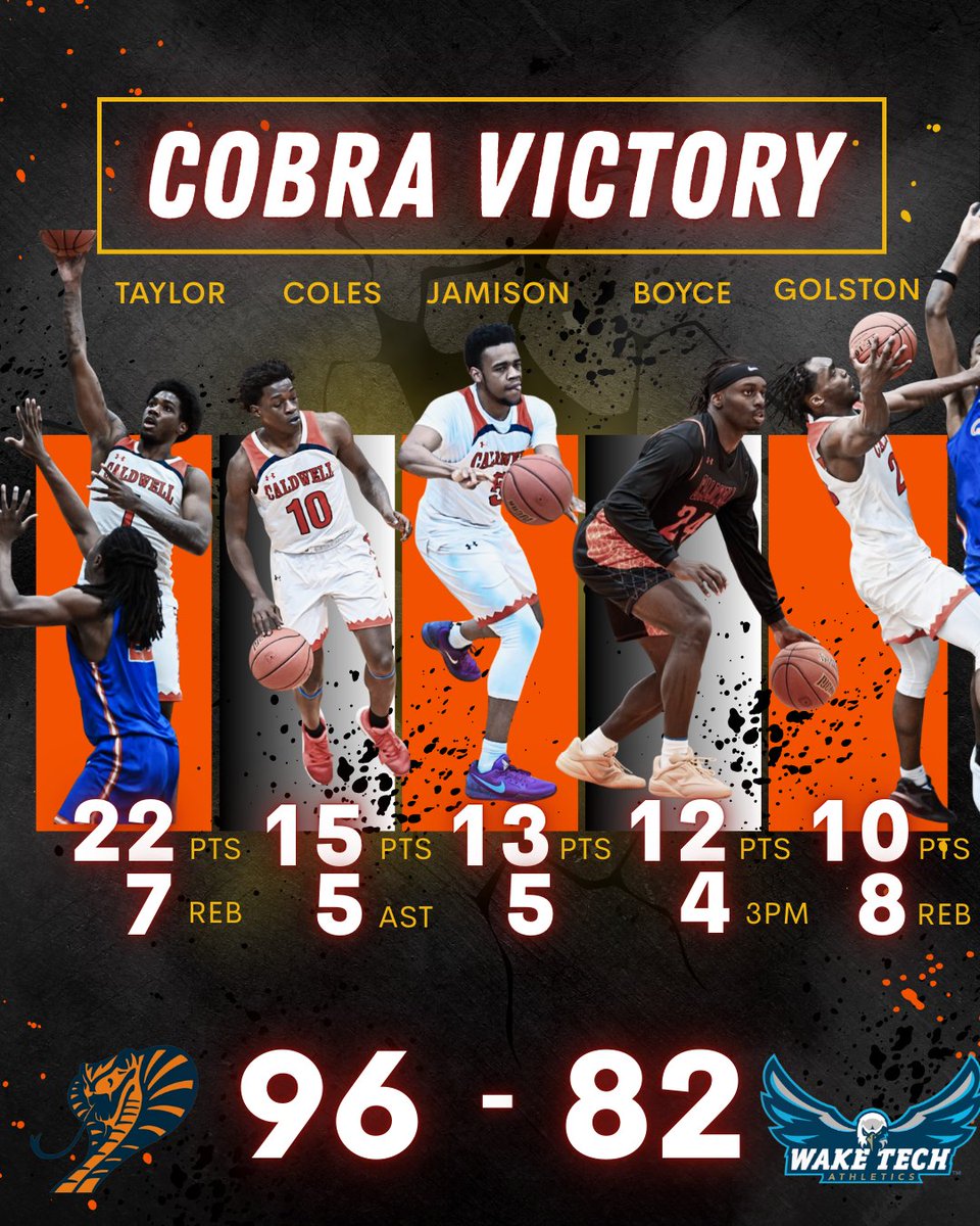 Caldwell Cobras Men's Basketball 🐍🏀 tweet media