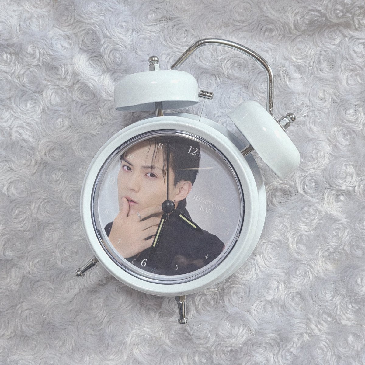 簡秀吉 ラッフルくじ A賞 ボイス入り目覚まし時計 ⏰🤍 届いたよ〜！ #簡秀吉 #ラッセルくじ #目覚まし時計