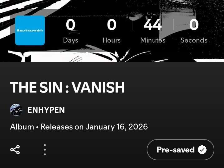 endprx's tweet image. #ENHYPEN's #THE_SIN_VANISH surely hit the 500k+ mark, its just that the site is down right now. We did this in just two weeks!!! 

pre-save if u still havent
open.spotify.com/prerelease/0R4…