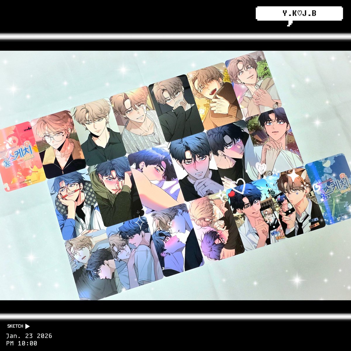 ⚠ RT 𝒆𝒗𝒆𝒏𝒕 🤍

스케치 <𝗦:𝘆𝗻𝗰𝗵𝗿𝗼> AU외전이 일주일 !!!
이제 정말 다음주로 다가왔어요...☆
왕왕 설레는 마음으로 외전 기다리며 한 분께 스케치 컬렉션 포토카드 세트 보내드릴게요♡

당발은 26일 .ᐟ.ᐟ
스케치 ♥완소인증♥ 받습니다❕

#스케치 #이경주빈 🎨📷💙🤎