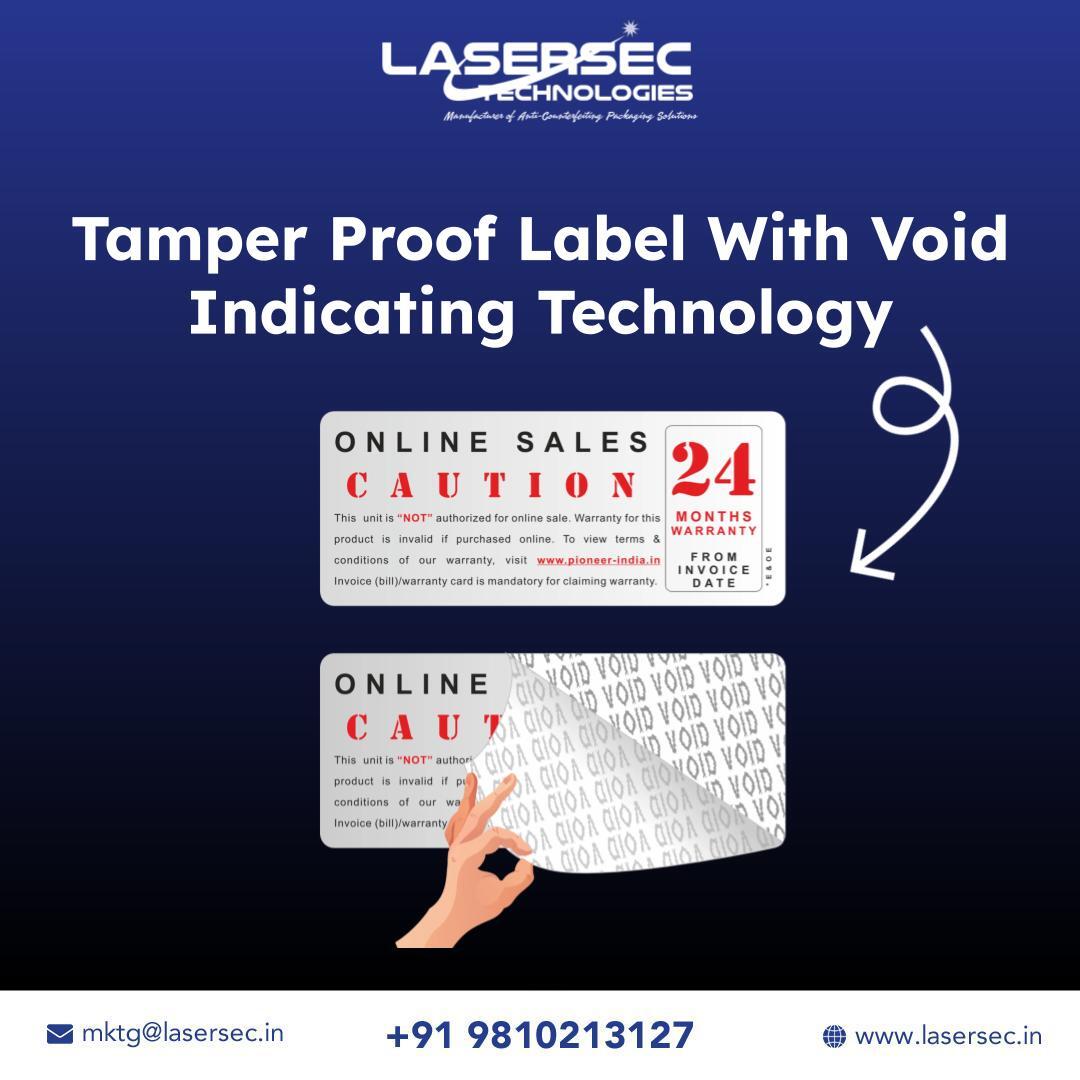LasersecTech's tweet image. 💡 Did you know? A label can speak when tampered with.

Our VOID Label reveals a clear “VOID” message on removal — giving instant proof of interference.
Read more 👉 bit.ly/48dh52M 
.
.
#TamperProof #VoidLabel #LasersecTechnologies