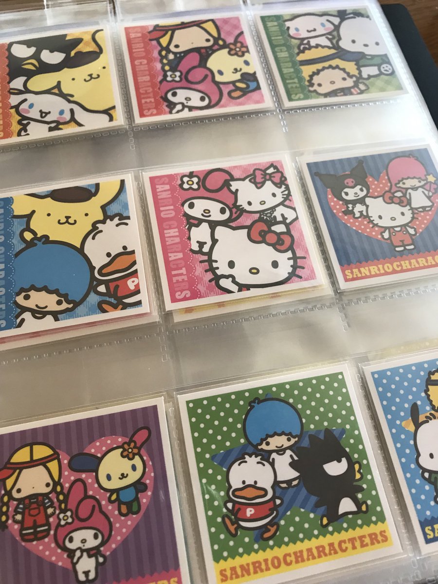 セリアの「ムー」シールは並び順番で購入したらキレイに一発コンプしたがこれは憎っくきサンリオ⚡️三上編集長を見習え！⚡️負けクソファイリングじゃ！😭⚡️
(残り12種)⚡️⚡️⚡️