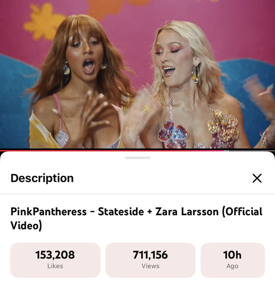 dShadeofTea's tweet image. OMG. THE VIEWS!!! Joint slay of DIVAS! 

@pinkpantheress2 @zaralarsson 
Stateside Remix is really something!✨💖🙌🏻
#zaralarsson #pinkpantheress #stateside