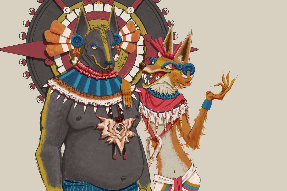 #xolotl and #huehuecoyottl
El sabueso y el coyote