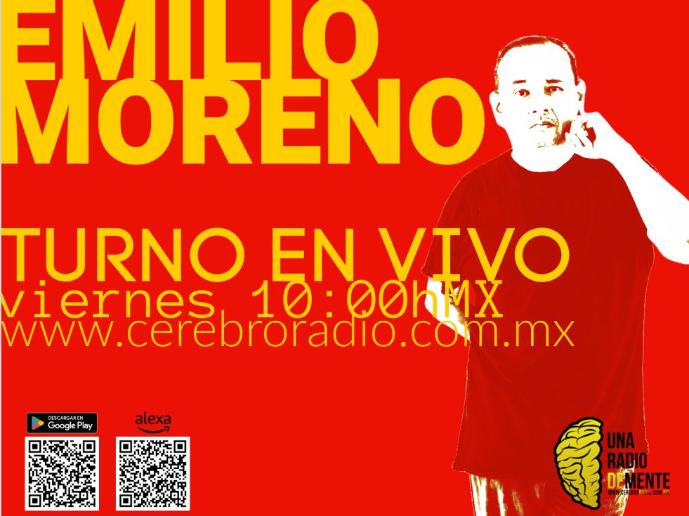 Esta mañana de viernes <a href="/EmilioML/">Emilio Moreno</a> Turno En Vivo con buena música.