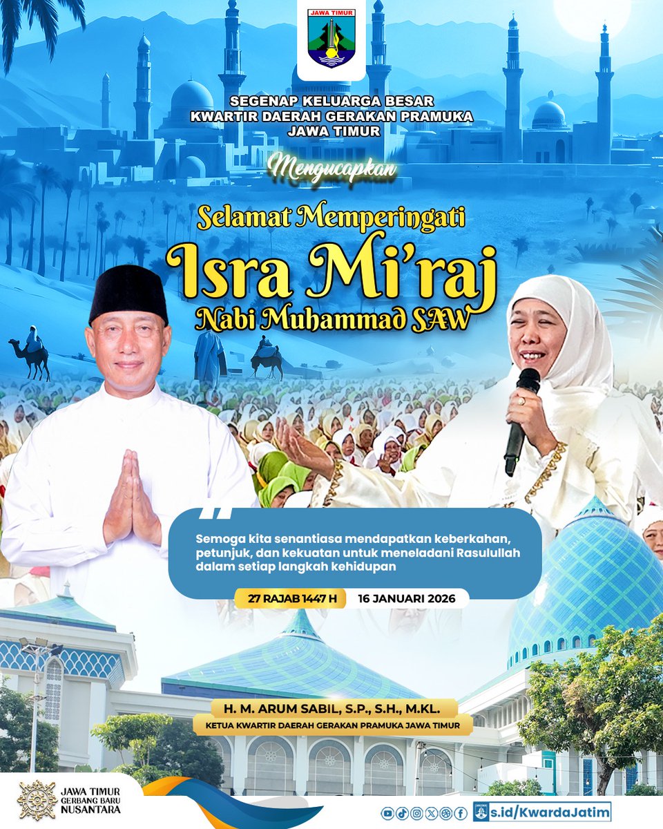Selamat Memperingati Isra Mi'raj Nabi Muhammad SAW