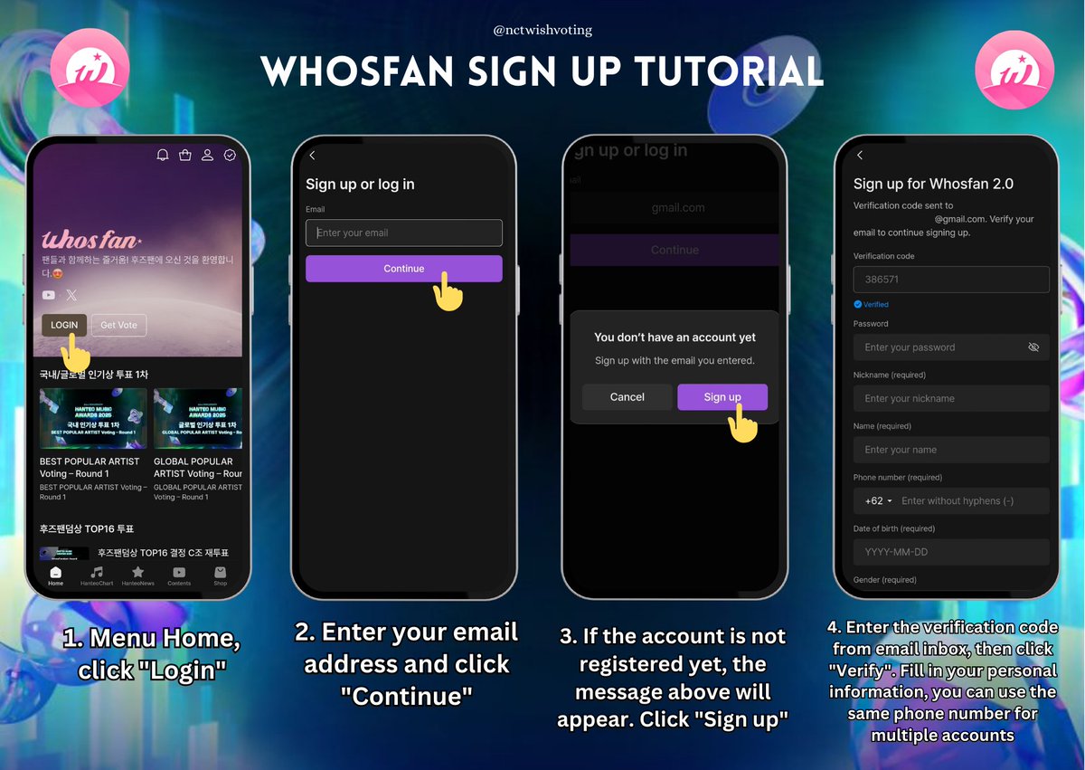 nctwishvoting's tweet image. ꒰ঌ Whosfan ໒꒱
 1 ad = 1 voting ticket
There is no cooldown or daily limit. You can use just one account to vote as much as you want.

Android : play.google.com/store/apps/det…
IOS : apps.apple.com/id/app/whosfan…