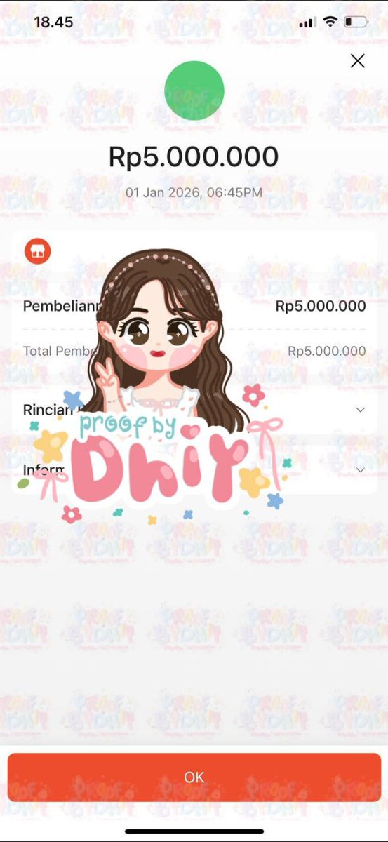 hallodhiy's tweet image. 💸Transaksi BIGNOM 𝓅𝓊𝓃𝓎𝒶 𝒟𝒽𝒾𝓎 Januari 2026 💸

💐 KREDIVO 11.100.000
💐 KREDIVO 8.400.000
💐 SPAYLATER 6.372.500
💐 SPAYLARR 5.000.000

💰 Gestun trusted 1000 % since 2023 💯 Testi t.me/bydhiy dan wa only wa.me/6287771299564
#zonauang #zonaba #gestun