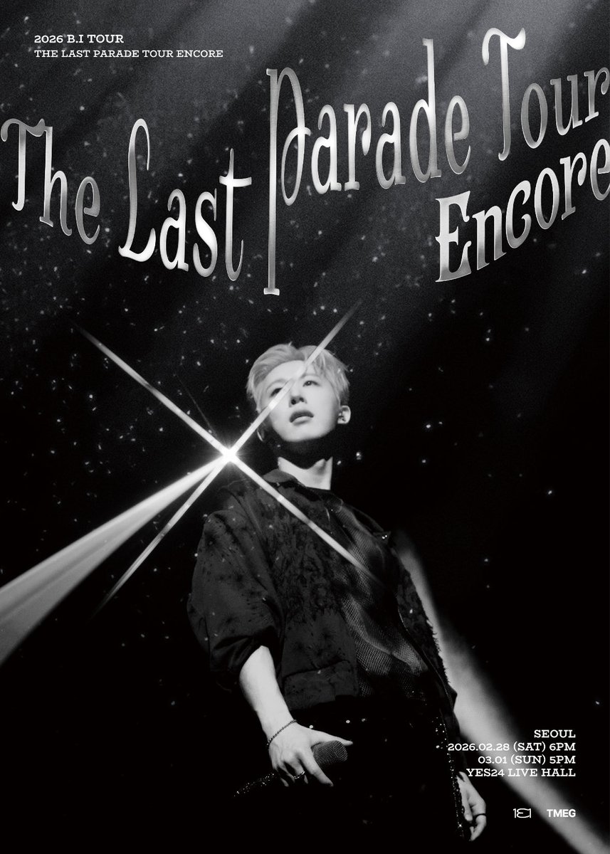 131online's tweet image. 2026 B.I TOUR: The Last Parade Tour ENCORE in SEOUL 선예매 팬클럽 인증 및 티켓오픈 안내

자세한 사항은 아래 링크를 통해 확인해 주세요.

📎 bi.bstage.in/community/boar…

#BI #비아이 #131LABEL