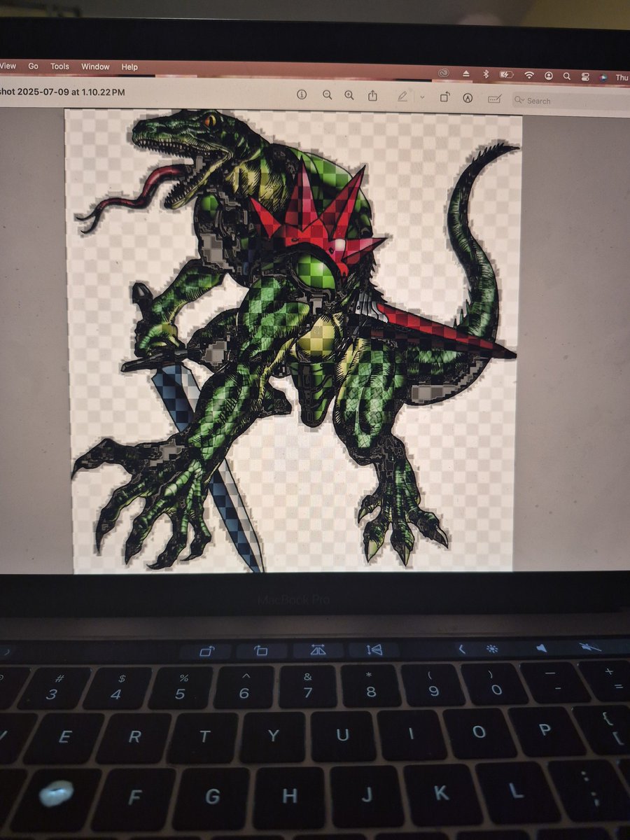 Caliky03's tweet image. Powerful Lizard Warrior