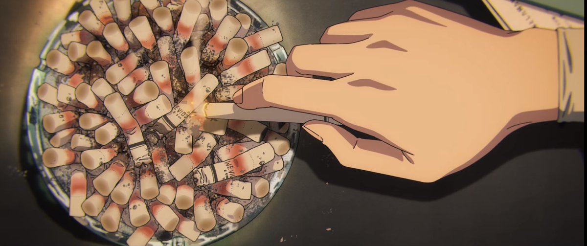 noeyniie417's tweet photo. สูบบุหรี่ทำลายปอด เพื่อนหายตลอดทำลายใจ 🚬💔 อึ้งกับจำนวนก้นบุหรี่ พี่โชโกะสูบหนักมากก แต่สภาพจิตใจข้างในคงหนักกว่า🥹 เพื่อนคนนึงจากไป อีกคนก็โดนผนึกไว้ ไหนจะพวกรุ่นน้องคนสนิทท่ีลาลับ พังยับหมดละหัวใจ https://t.co/Voj22Ab094