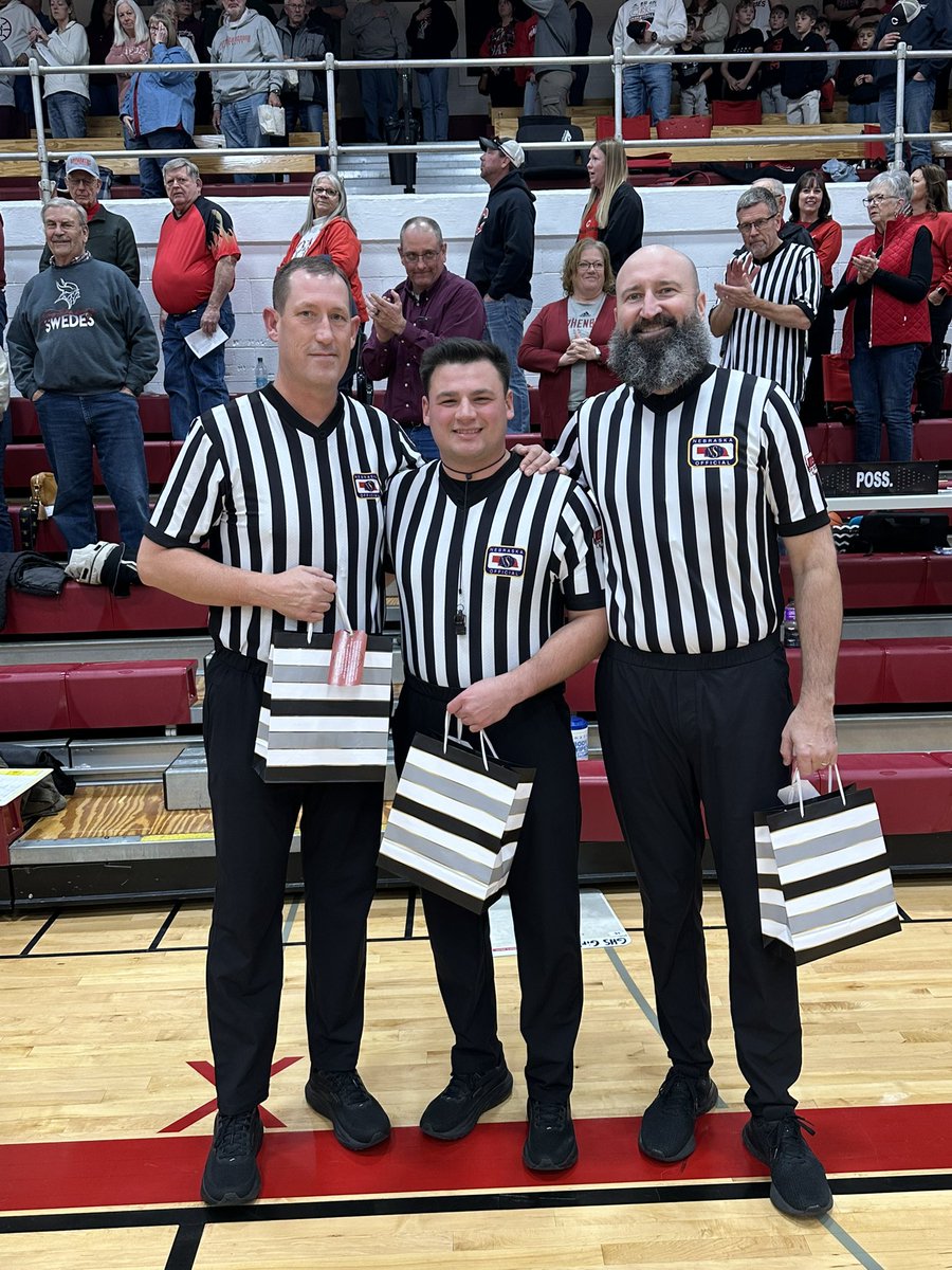 SwedesAD's tweet photo. @nsaahome Winter Officials Appreciation week!  Thank you Jason Pierzina, Tyler Daly, and Thomas Miller!  We appreciate you!  #RespectTheRef https://t.co/eOtkGl1I2d