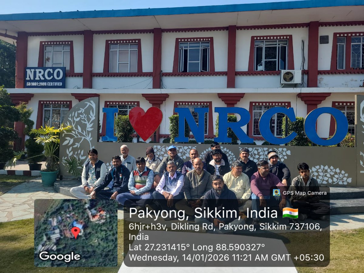 HTIKarnal's tweet photo. The 4th exposure visit for farmers from Narnaul and Rewari, organized by HTI Uchani, Karnal. During this visit, the participating farmers are exploring advanced organic farming techniques, sustainable agricultural practices and innovative crop management strategies being successfully implemented in Sikkim.