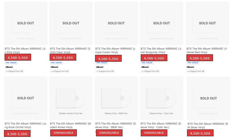 noonapabili's tweet photo. [PH GO] #BTS - ARIRANG BTS 5th Album 

US SOLO VERSION Only
🎁Complete POBs
✔️Charts
📅 FETA

💰 estimated at PHP 4,500-5,500  (depends on item final weight)

See full prices below:
Order Form - https://t.co/4Pbt006D3k
wts lfb ph go bts rm jin suga j-hope jimin taehyung jungkook https://t.co/5ge9KEA8z3