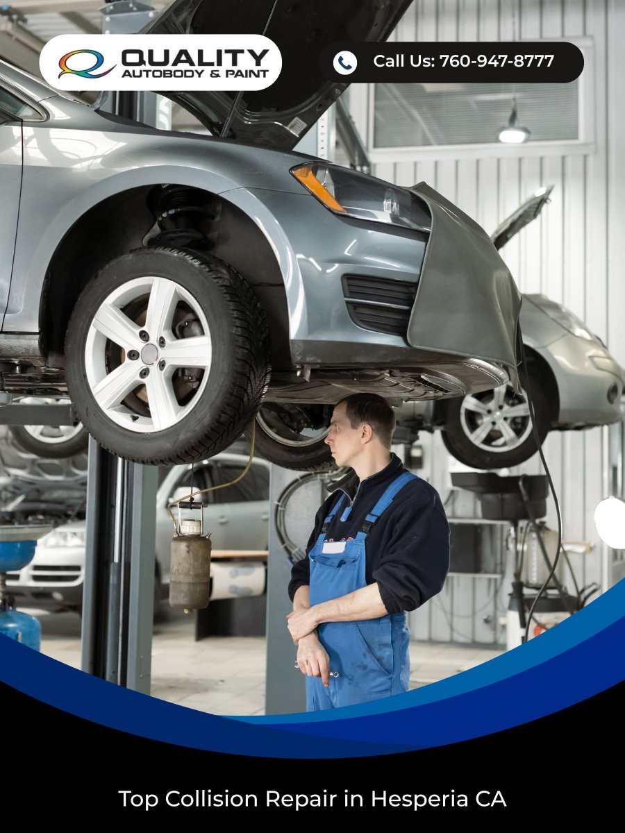 AutobodyQuality's tweet photo. 🚗✨ Top-notch collision repair for Hesperia! Quality Autobody &amp; Paint makes your car road-ready with precision and care. Call us today! #CollisionRepair #Hesperia #AutoBodyShop

Check out the latest blog now!
https://t.co/yFPfxlKJaQ https://t.co/g9MiUKs2HY