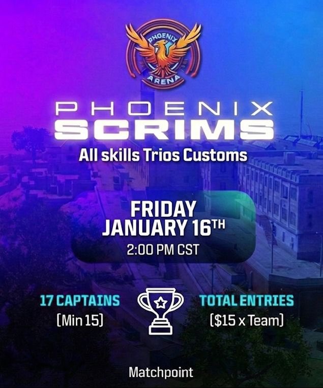 🔥🐦‍🔥 <a href="/PhoenixArenaGG/">PhoenixArenaGaming</a> Havens Hallow All skills 🐦‍🔥🔥 
 
📆: Friday January 16th 2:00 Cst 
🐐: PCL Priority 
🎟: 17 teams 
🌎: NAE
💰: $15 per team 
📈: 150 MP 

Admin: Kimsi