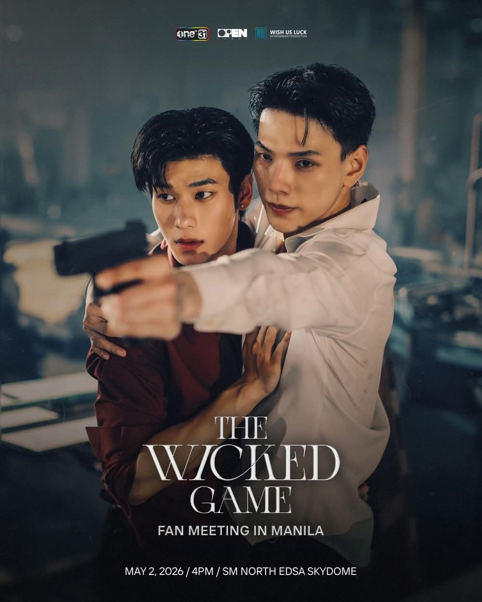 headlinermnl's tweet image. DAOU and OFFROAD [THE WICKED GAME] FAN MEETING IN MANILA

📍SKYDOME
MAY 2, 2026

PRESALE: still on going till 03/30/2026 12NN via wishusluck.helixpay.ph

GEN SALE: April 5, 2026, 12NN via SM Tickets 

@wishusluckent
#TheWickedGameFMinManila
#DaouOffroad
#OPENLABEL #WishUsLuckPH