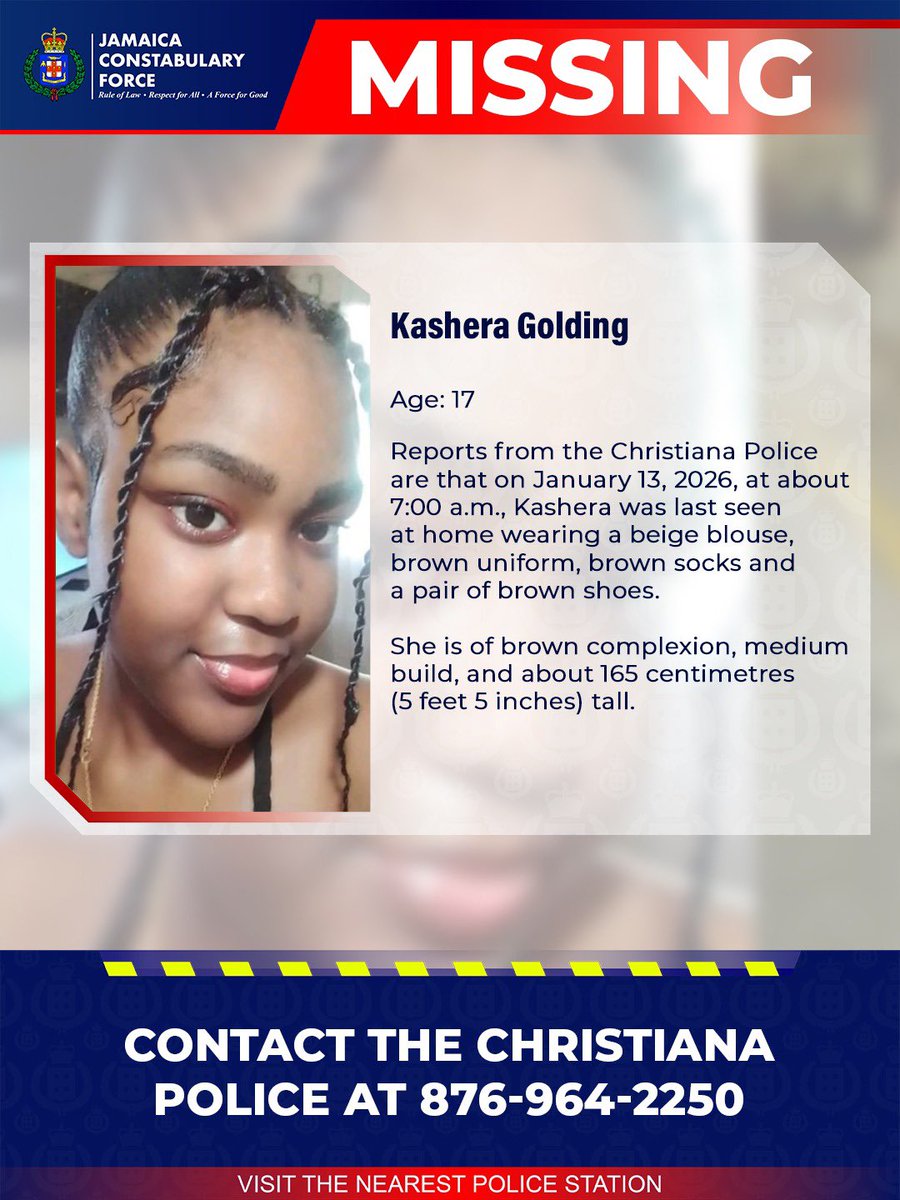 Help us locate missing Kashera Golding. If you know her whereabouts, please call the Christiana Police or the nearest police station.

#AnandaAlert #Missing
