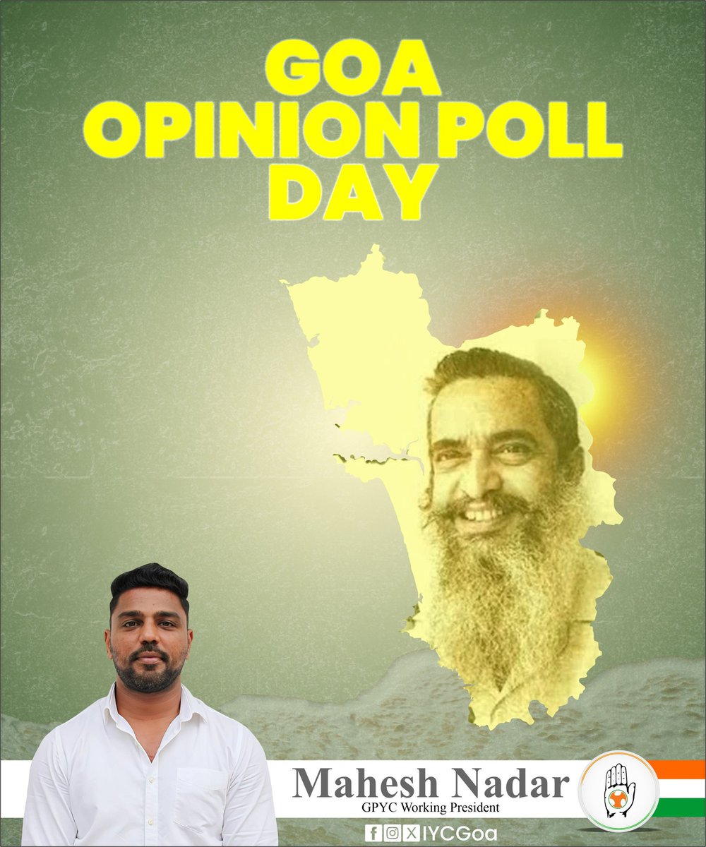 Warm greetings to all Goans on the occasion of Goa Opinion Poll Day.

This historic day reminds us of the strength of democracy and our shared responsibility to preserve Goa’s unique culture, heritage, and aspirations, while collectively working towards its progress.