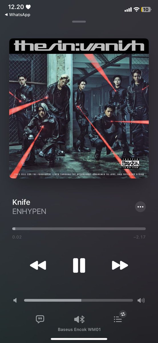 ENSTATIONID's tweet image. [INFO]

ENGENES, kalian sudah dapat mendengarkan “KNIFE” dari #ENHYPEN di platform Apple Music!

🔗 music.apple.com/id/album/knife…

Show your streaming proof 🔪

KNIFE OUT NOW
#ENHYPEN #THE_SIN_VANISH #THE_SIN_VANISH_OutNow #EN_Knife 
@ENHYPEN @ENHYPEN_members