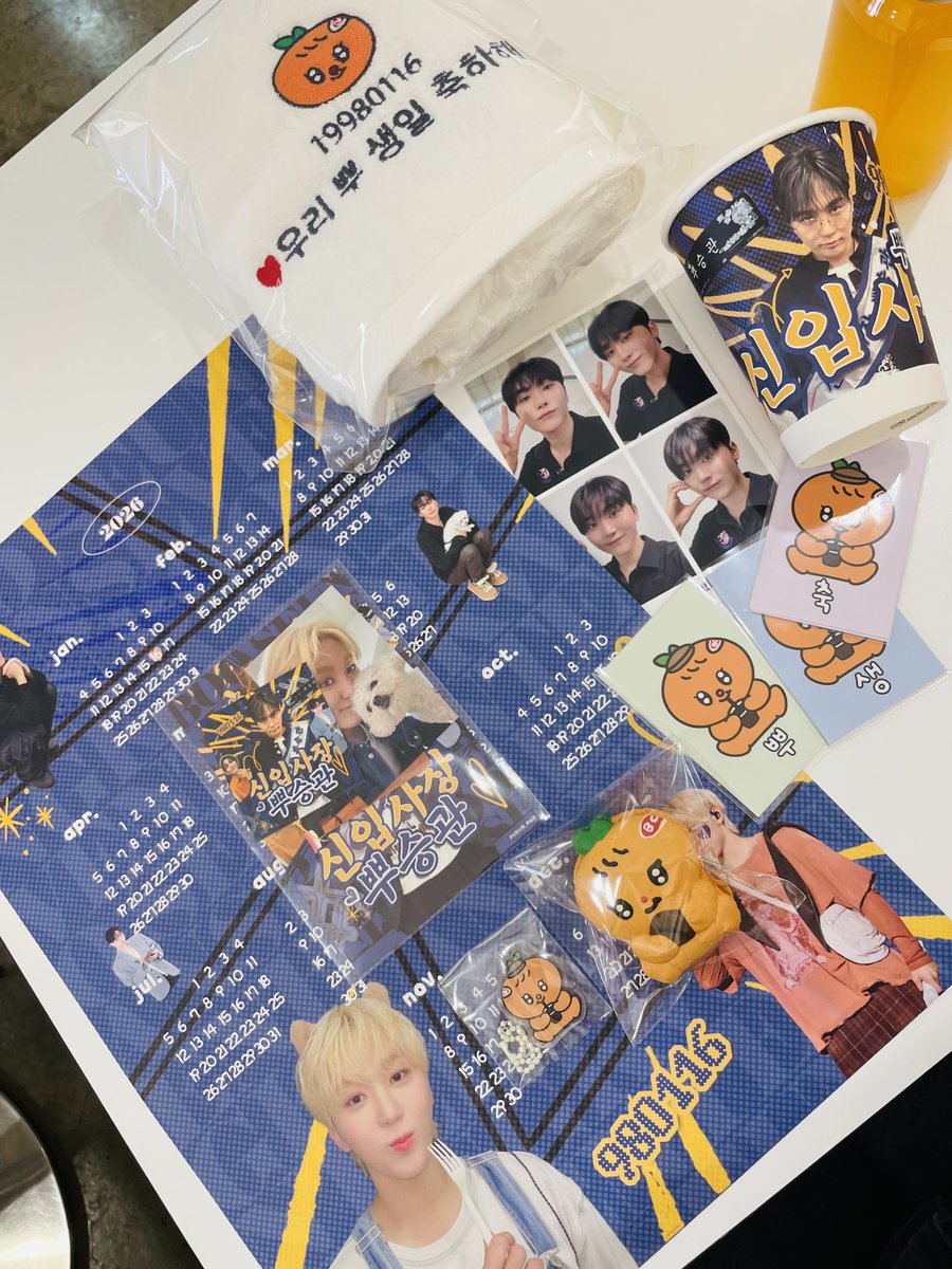 bboojam's tweet photo. 📍카페 모모이

🥹기염방댕 연력을 찾아왔더니 럭드 수건 당첨이,,🧡 뿌사장님의 축복이 내리는 생카 아름다와요 

#신입사장_뿌승관 https://t.co/x92w7P9iVH