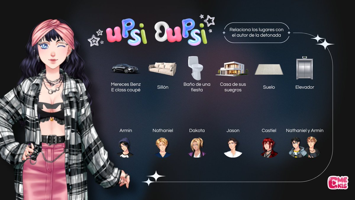 Eme_Ekis's tweet image. ★¸.•☆•.¸★ 🅄🄿🅂🄸 🄳🅄🄿🅂🄸 ★⡀.•☆•.★

ミ★Mae ha traído un acertijo consigo ¿puedes descubrir en qué lugar la detonó por primera vez cada chico?

Relaciona los objetos con cada crush y cita este post con tu respuesta ¡Éxito!