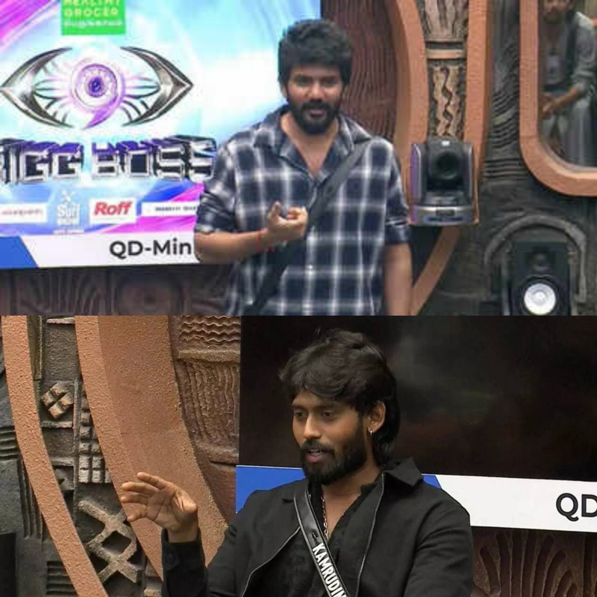Etha vena mannikilam... Ivanga panna triangle🔺 toxic love contentaiyum, athuku muttu kudutha ivanga fansaiyum oru pothum  mannika koodathu😏.. 

#BiggBossTamil9