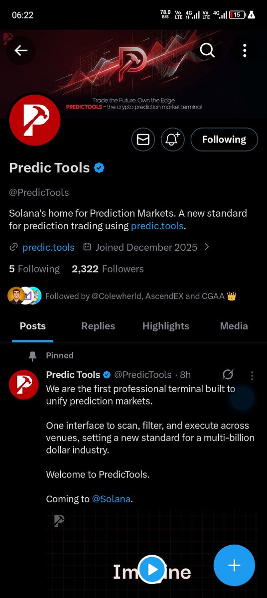saaduabbahmusa's tweet image. Excited for $PREDIC! 🚀 Already following, liked, reposted, and joined the Telegram. Loving the early access and can’t wait to see what’s next! 💎 #PredicTools

@PredicTools