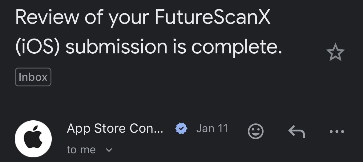 Its almost time to stay ahead with the FutureScanX app coming to iOS!

Launching soon!