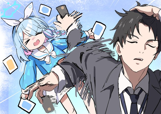 #ブルアカ

内緒だよ  

ぶっちゃけダサいと思ってるんだよね  

大人のカード使って天井まで引くの  

※呪術アニメパロ 