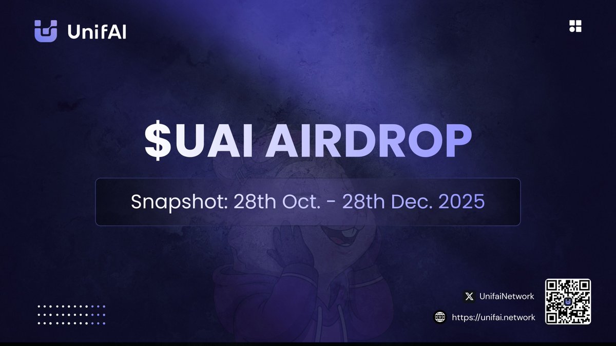 New Year’s Gift for Our Community! - $UAI Airdrop

As we step into the new year, we want to show our appreciation for your amazing support and dedication. From October 28th to December 28th, your engagement and contributions in the UnifAI Points Program have truly stood out. As a
