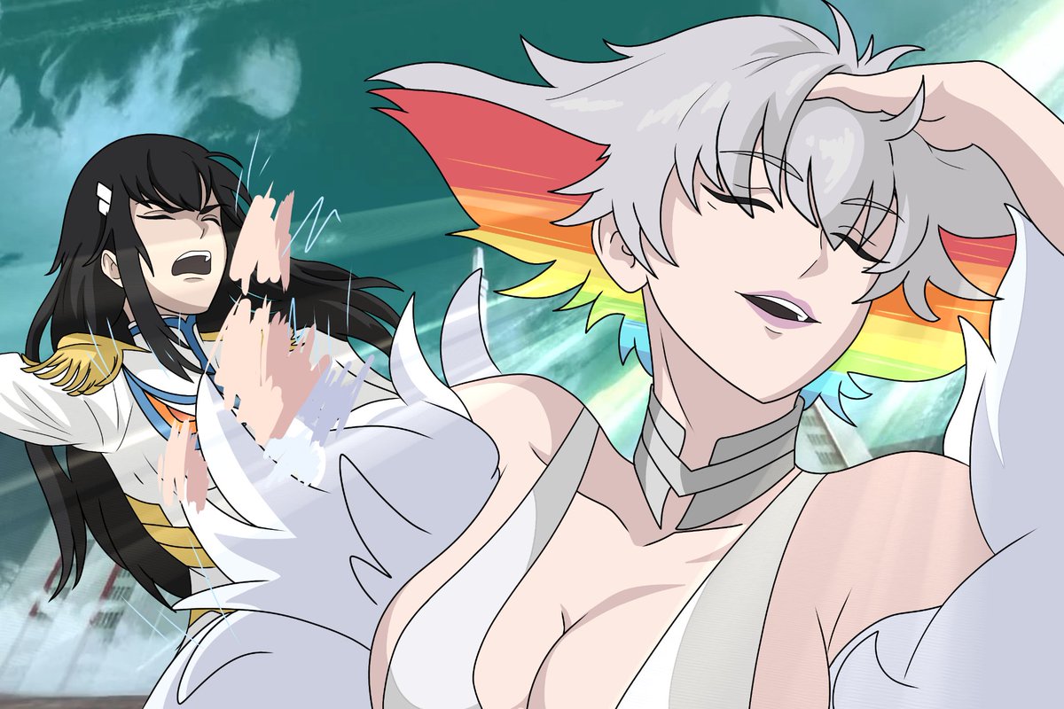 Reverb_R's tweet photo. No podía perderme este trend de Naoya Zenin 

#キルラキル #KillLaKill #RagyoKiryuin https://t.co/gPNT8Mfl0o