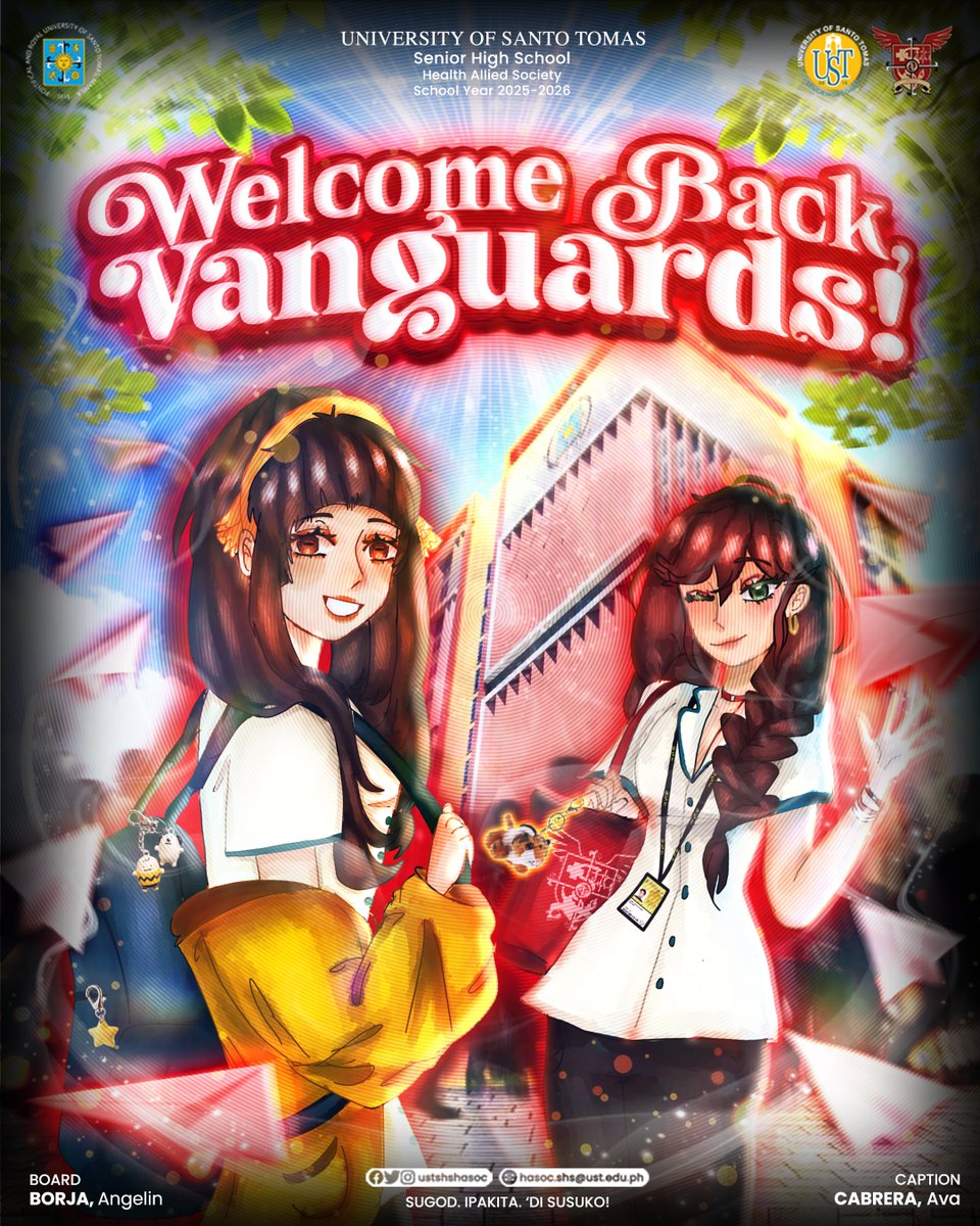 A new term begins, and with it is a renewed sense of purpose. ❤️‍🔥

As we step into a new semester, we carry resilience and a commitment to service that continues to shape who we are becoming.

Do your best and carry the Vanguard spirit in everything you do. 🩺