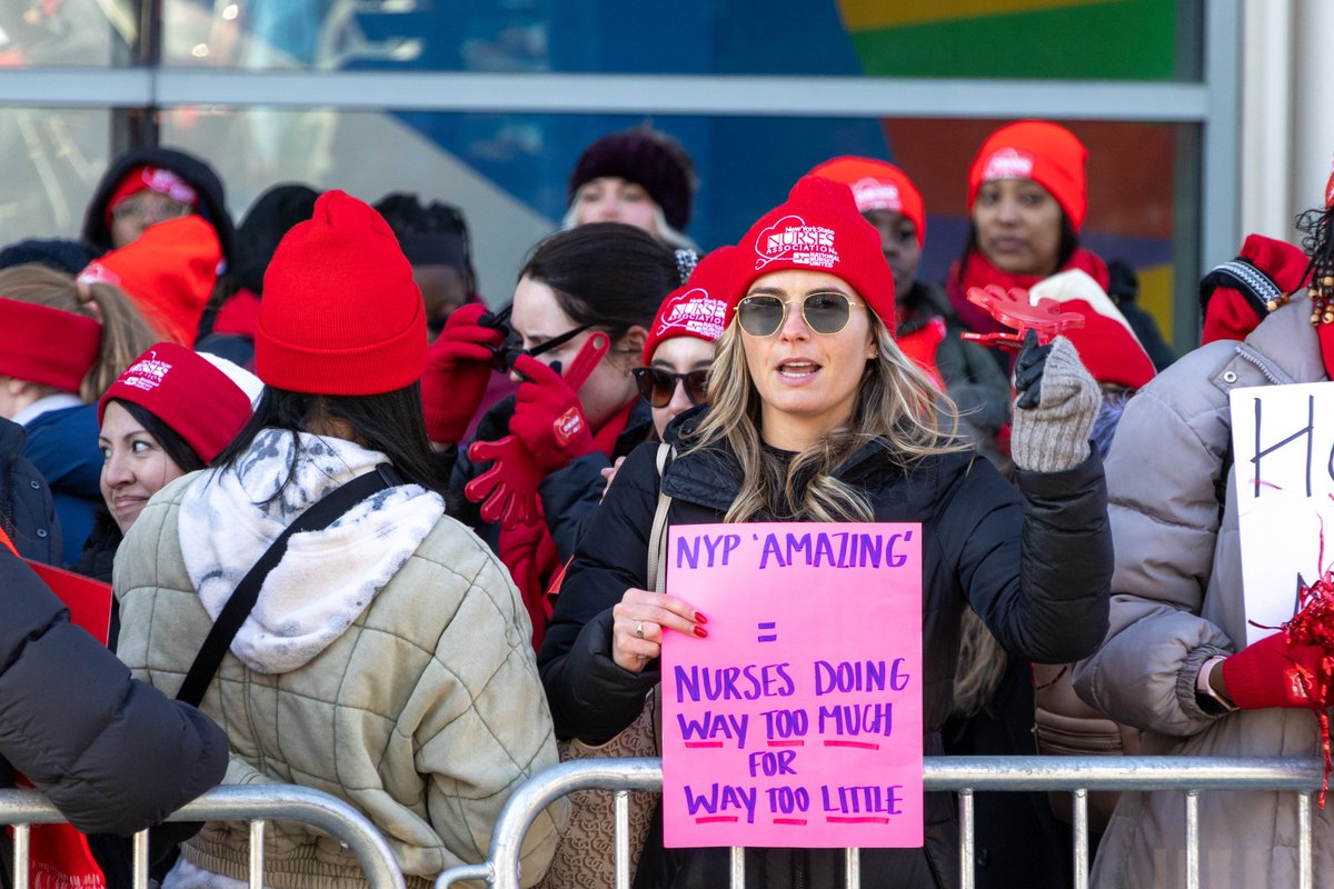 adwimages's tweet photo. Nurses go on strike at several major New York City hospitalS https://t.co/ahUWou14nW