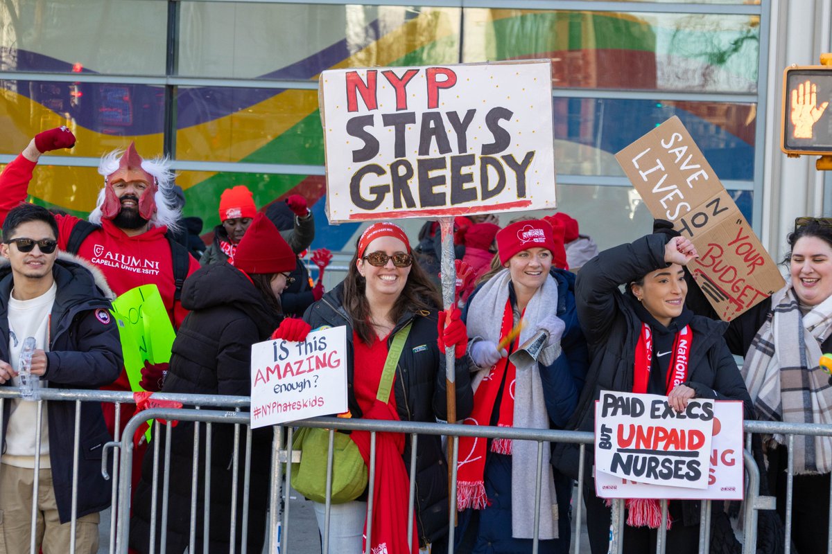 adwimages's tweet photo. Nurses go on strike at several major New York City hospitalS https://t.co/ahUWou14nW