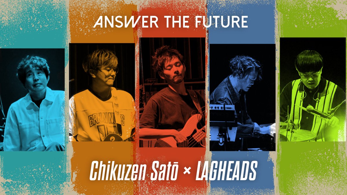 \ Special Interview📰 /
Chikuzen Satō × LAGHEADS

シーンを彩った名曲たちを自由な感性で再構築
佐藤竹善とLAGHEADSが生み出す新たなサウンド

▼記事全文はこちら
bluenote.co.jp/jp/news/featur…
interview &amp; text = Hikaru Hanaki

Chikuzen Satō × LAGHEADS Live 
"Answer The Future"
presented by
