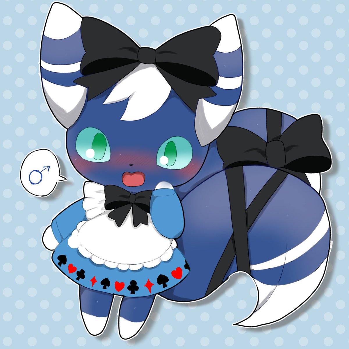 ニャオニクス♂…🎀🖤🩵