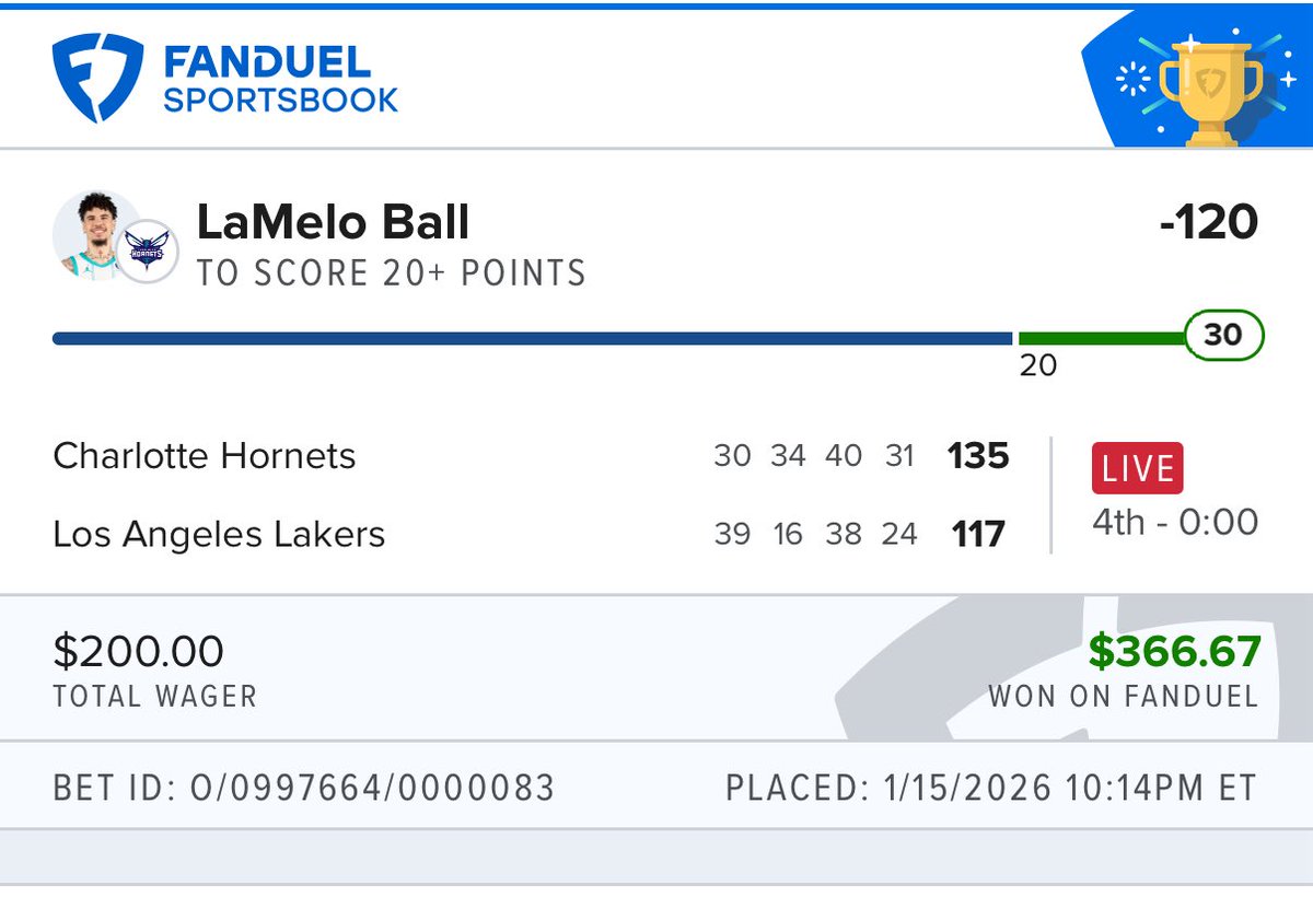 TheSharpestOut's tweet image. Bounce Back Straight Bet 

2 U / Lamelo Ball 20+ P

Bang